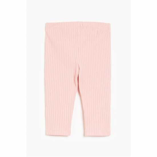 Girls Heart T-Shirt And Ribbed Legging Set Pink  Бебешки дрехи