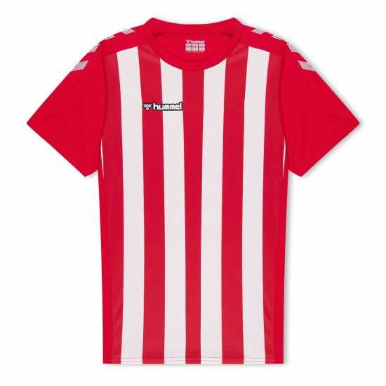 Футболни тренировъчни горнища Hummel Stripe Jersey Juniors Hummel Stripe Jersey Juniors Футболни тренировъчни горнища