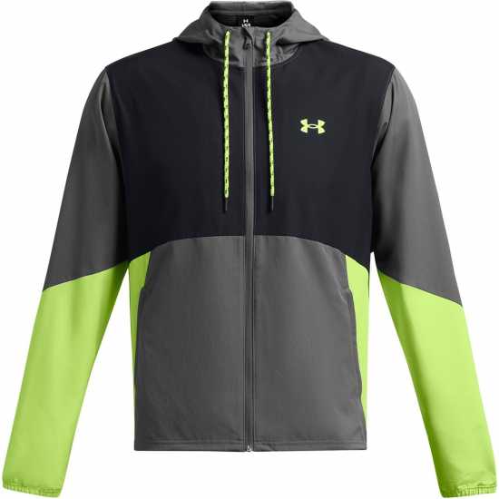 Under Armour Legacy Lightweight Windproof Windbreaker Сиво 