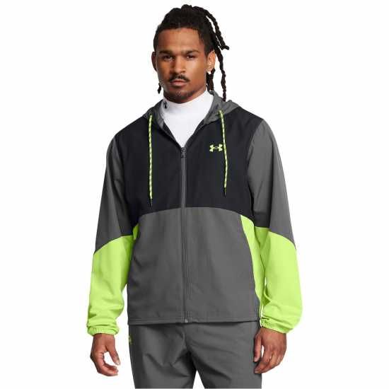 Under Armour Legacy Lightweight Windproof Windbreaker Сиво 