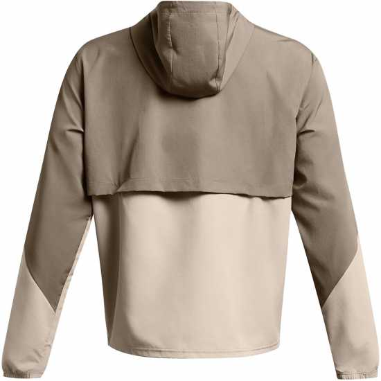 Under Armour Legacy Lightweight Windproof Windbreaker Brown 