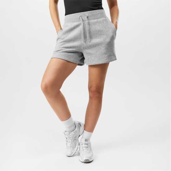 Дамски къси панталони Usa Pro Дамски Шорти Pro Fleece Shorts Womens Сив марл Usa Pro Дамски Шорти Pro Fleece Shorts Womens Сив марл Дамски къси панталони