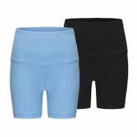 Slazenger Дамски Шорти Cycling Shorts Womens Син/Черен Дамски къси панталони