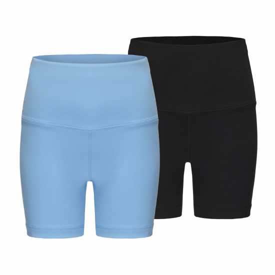 Slazenger Дамски Шорти Cycling Shorts Womens Син/Черен Дамски къси панталони