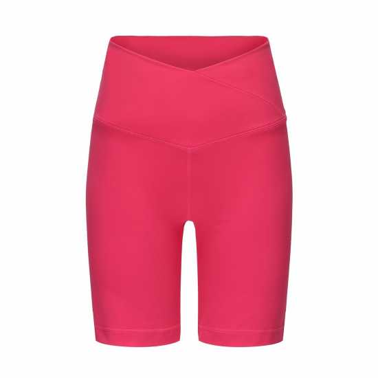 Slazenger Дамски Шорти Cycling Shorts Womens Малина/Черно Дамски къси панталони