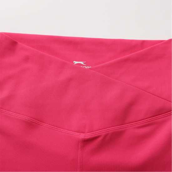 Slazenger Дамски Шорти Cycling Shorts Womens Малина/Черно Дамски къси панталони