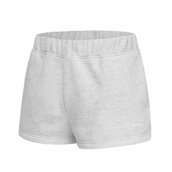 Slazenger Дамски Шорти Fleece Shorts Womens Ледено сиво марл Дамски къси панталони