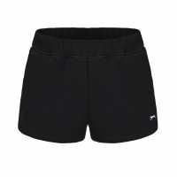Slazenger Дамски Шорти Fleece Shorts Womens Черно Дамски къси панталони