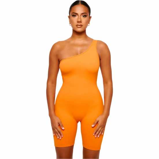 Honeyz Romper Womens Оранжево Дамски къси панталони