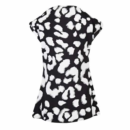 Biba Women's Jersey Trim Short-Sleeve Blouse  