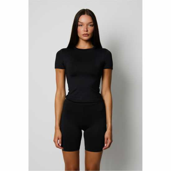 Дамски Шорти Honeyz Signature Shorts Womens Черно Дамски къси панталони