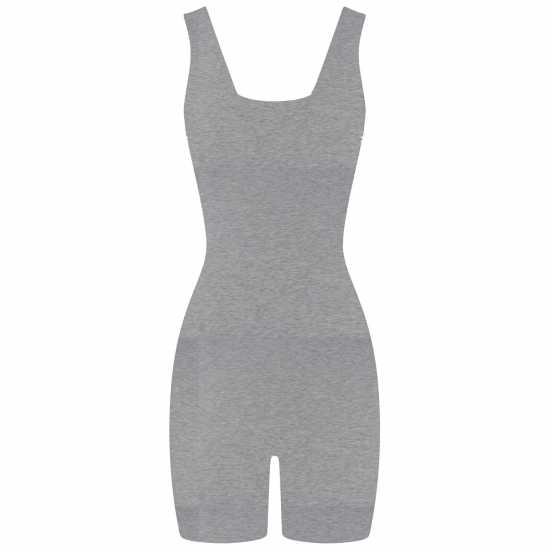 Дамски къси панталони Honeyz Signature Romper Suit Womens Сиво Honeyz Signature Romper Suit Womens Сиво Дамски къси панталони