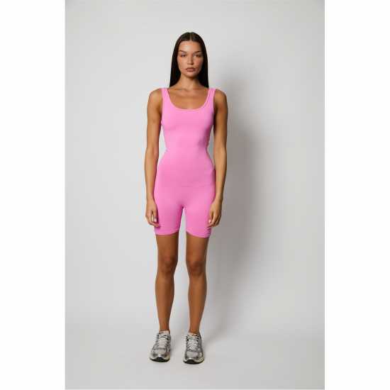 Дамски къси панталони Honeyz Signature Romper Suit Womens Розово Honeyz Signature Romper Suit Womens Розово Дамски къси панталони