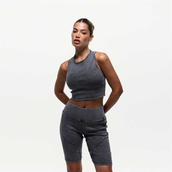 Дамски къси панталони Good For Nothing Ribbed Shorts Acid Wash Good For Nothing Ribbed Shorts Acid Wash Дамски къси панталони