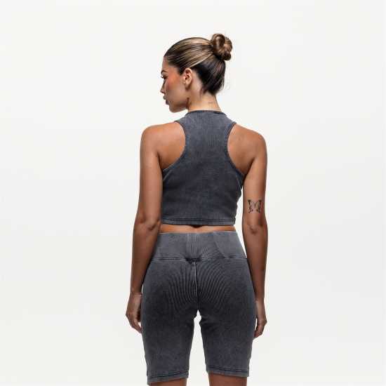 Дамски къси панталони Good For Nothing Ribbed Shorts Acid Wash Good For Nothing Ribbed Shorts Acid Wash Дамски къси панталони