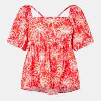 Biba Sq Neck Top Ld53  Дамски ризи и тениски