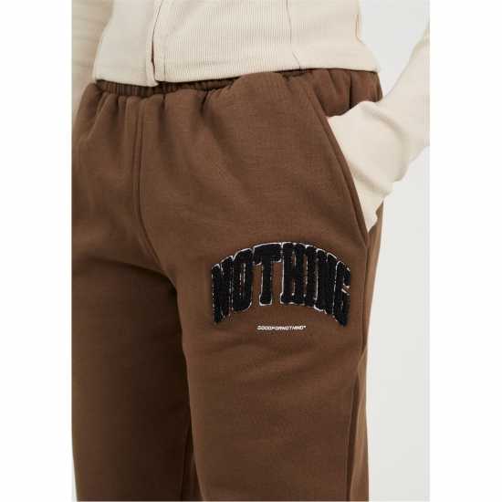 Good For Nothing Boucle Jogger Brown  Дамски долнища на анцуг