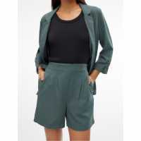 Vero Moda Jesmilo Shorts Ld99 Балсам зелено Дамски къси панталони