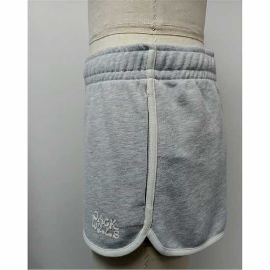 Jack Wills Women's Fleece Jogger Shorts Сив марл 