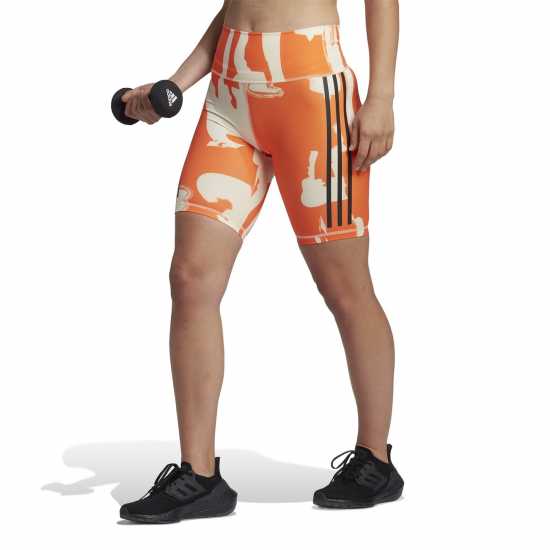 Adidas Originals Cycling Shorts Orange/Beige Adidas Originals Cycling Shorts Orange/Beige