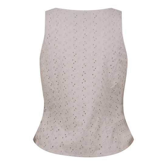 Jack Wills Broderie Corset Top  Дамски ризи и тениски