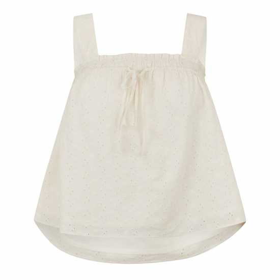 Дамски ризи и тениски Jack Wills Broderie Shirred Top Jack Wills Broderie Shirred Top Дамски ризи и тениски