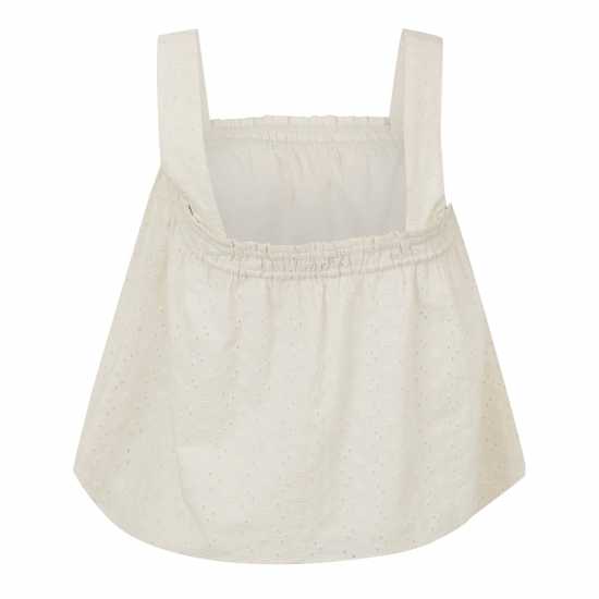 Дамски ризи и тениски Jack Wills Broderie Shirred Top Jack Wills Broderie Shirred Top Дамски ризи и тениски