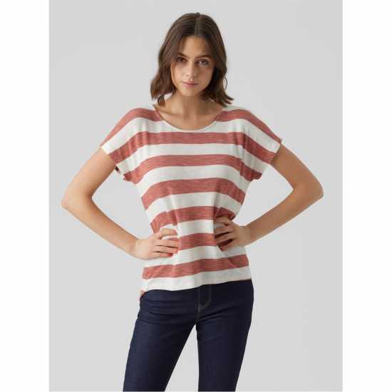 Дамски ризи и тениски Vero Moda Vm Wide Stripe T-Shirt Vero Moda Vm Wide Stripe T-Shirt Дамски ризи и тениски
