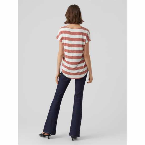 Дамски ризи и тениски Vero Moda Vm Wide Stripe T-Shirt Vero Moda Vm Wide Stripe T-Shirt Дамски ризи и тениски