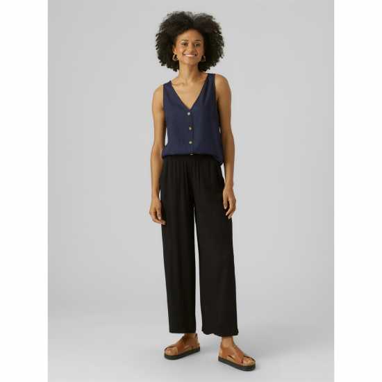 Дамски ризи и тениски Vero Moda Vmbumpy Sleeveless Top Нави блейзър Vero Moda Vmbumpy Sleeveless Top Нави блейзър Дамски ризи и тениски