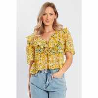 Influence Flrl Rufl Blous Ld99  Дамски ризи и тениски