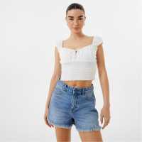 Jack Wills Broderie Prairie Top