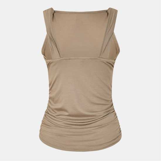 Vero Moda Regitze Top Ld99 Лунен камък Дамски ризи и тениски