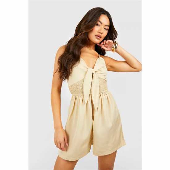 Influence Linen Playsuit  