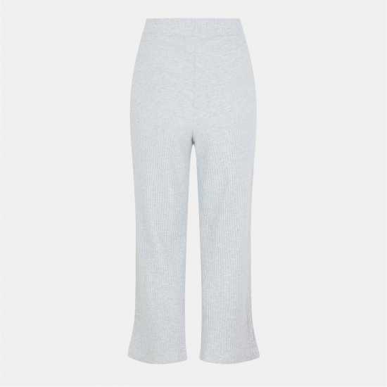 Brave Soul Trousers With Tie Belt Grey Marl 