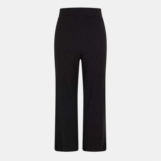 Brave Soul Trousers With Tie Belt Black 