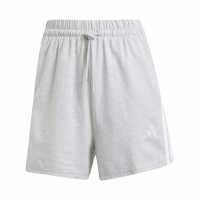 Adidas Дамски Шорти Essentials 3 Stripe Shorts Womens Сиво Дамски къси панталони