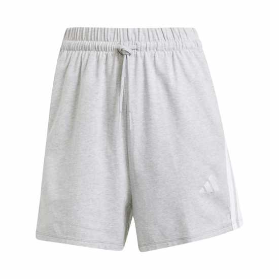 Adidas Дамски Шорти Essentials 3 Stripe Shorts Womens Сиво Дамски къси панталони