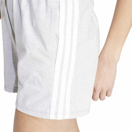 Adidas Дамски Шорти Essentials 3 Stripe Shorts Womens Сиво Дамски къси панталони