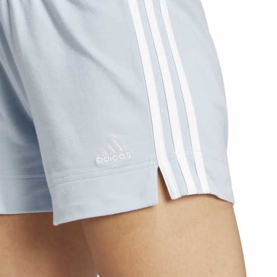 Дамски къси панталони Adidas Дамски Шорти Essentials 3 Stripe Shorts Womens Хало Синьо Adidas Дамски Шорти Essentials 3 Stripe Shorts Womens Хало Синьо Дамски къси панталони