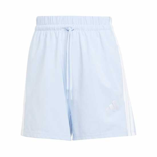 Adidas Дамски Шорти Essentials 3 Stripe Shorts Womens Свети синьо Дамски къси панталони