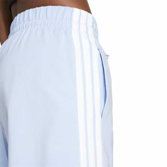 Adidas Дамски Шорти Essentials 3 Stripe Shorts Womens Свети синьо Дамски къси панталони