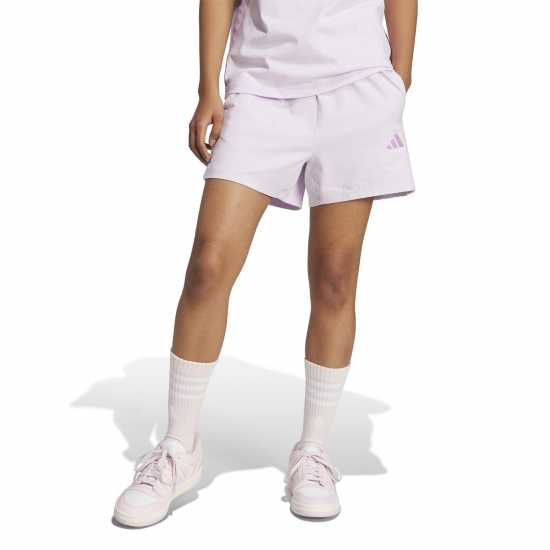 Дамски къси панталони Adidas Дамски Шорти Essentials 3 Stripe Shorts Womens Lavender Adidas Дамски Шорти Essentials 3 Stripe Shorts Womens Lavender Дамски къси панталони