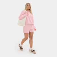 I Saw It First Washed Jogger Short Baby Pink I Saw It First Washed Jogger Short Baby Pink