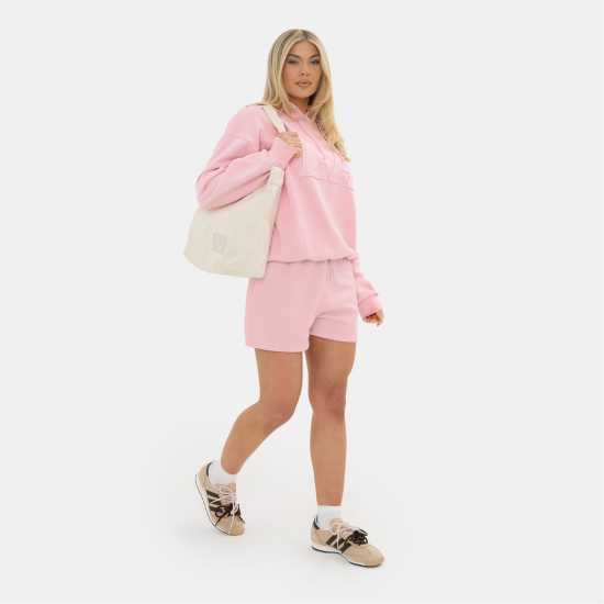 I Saw It First Washed Jogger Short Baby Pink I Saw It First Washed Jogger Short Baby Pink