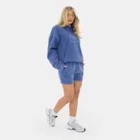 I Saw It First Washed Jogger Short Denim Blue