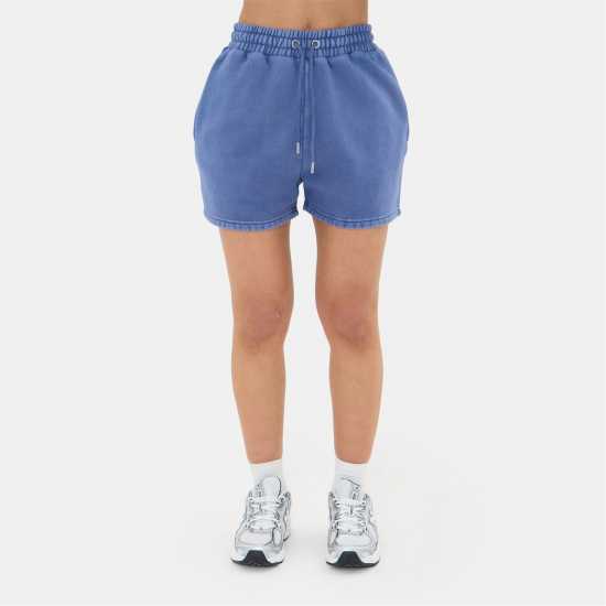 I Saw It First Washed Jogger Short Denim Blue I Saw It First Washed Jogger Short Denim Blue
