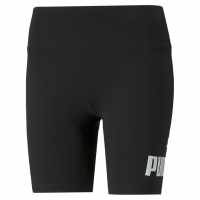 Puma Дамски Шорти Essentials Logo Cycling Shorts Ladies Puma Black Дамски къси панталони