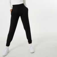 Jack Wills Lounge Knitted Joggers Black Дамски пуловери и жилетки