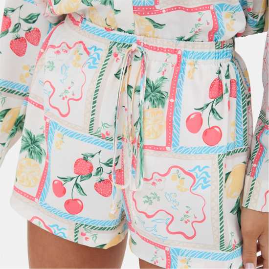 Printed Crepe Short  Дамски къси панталони